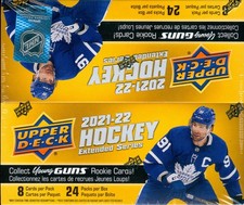 2021/22 Upper Deck Extended Series Hockey Factory Sealed Retail Box