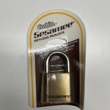 Vintage Corbin Sesamee Keyless Padlock Lock K 436 Made in USA - NOS SEALED