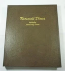 Roosevelt Dime Partial Set in Dansco Album 64 Coins P, D, S Business and Proof