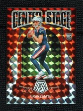2024 Panini Mosaic Center Stage Drake Maye #11 1b9