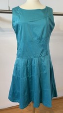* Skunkfunk * SKFK * Kleid  TÜRKIS aus ECO Baumwollstretch Gr.42 toller Rücken