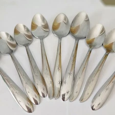 Mar Crest Starburst Spoons Mixed Types / Size