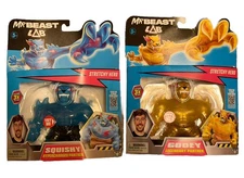 Lot Of 2 Mr Beast Lab Stretchy Gooey Hero Legendary & Hypercharged Panther 5" 