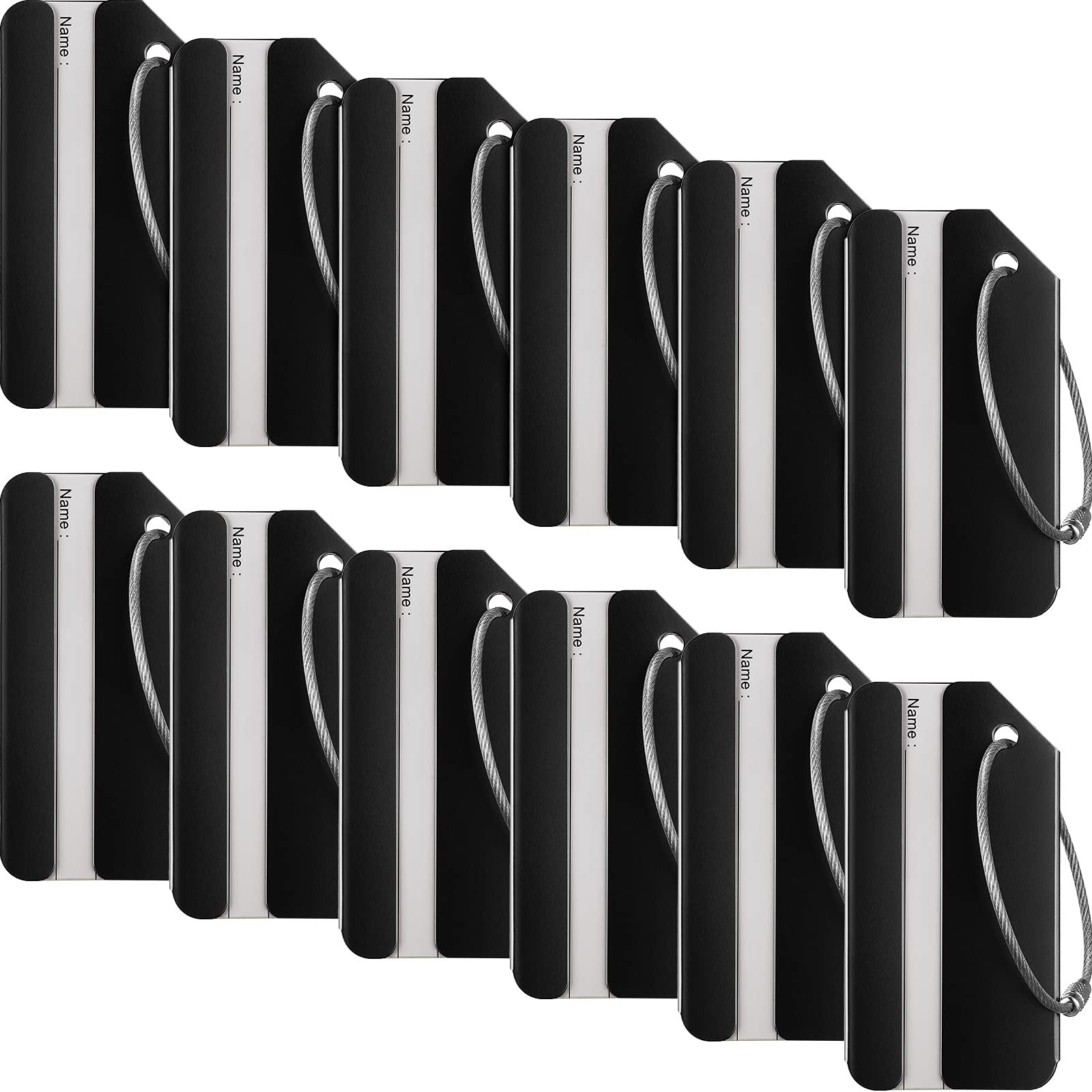 Tags Business Aluminum Metal Travel Bag Tag For Suitcases T.