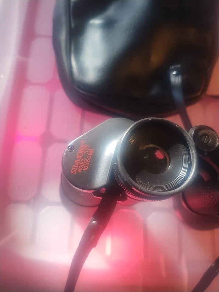 Simmons Binoculars Red Line Model 1107 10x50 367 ft @ 1000 yds W/ Strap See desc - Image 4 of 4