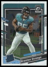 Brenton Strange Rookie RC 2023 Donruss Optic #251 Jacksonville Jaguars