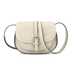 Crossbody Bags for Women,Small Saddle Purse and Boho Cross Body Beige