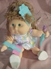 1991 Cabbage Patch Kids Crimp 'n Curl, Curler, Crimper, Comb, Green Eyes #9137