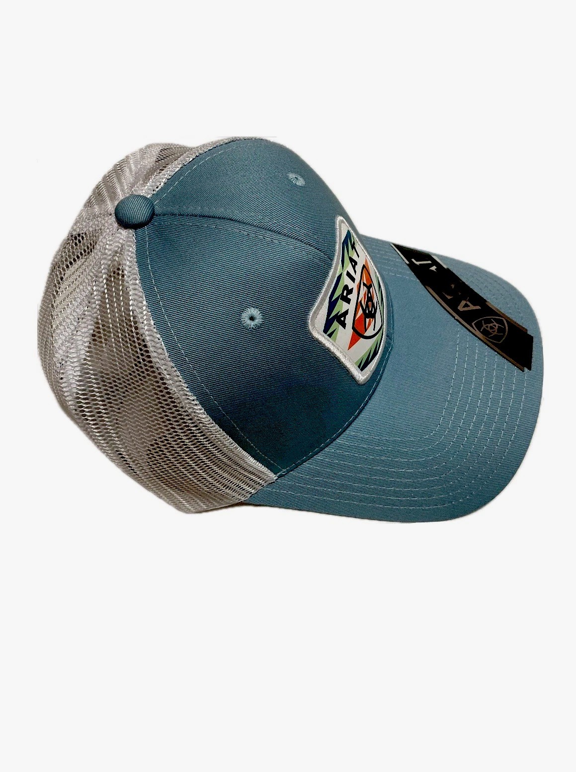 ARIAT Men's Blue Shield LogoBaseball Cap