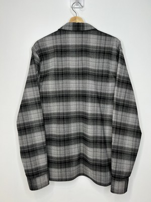 Lululemon Masons Peak Flannel Shirt Mens Large Black/Gray Button Down Casual