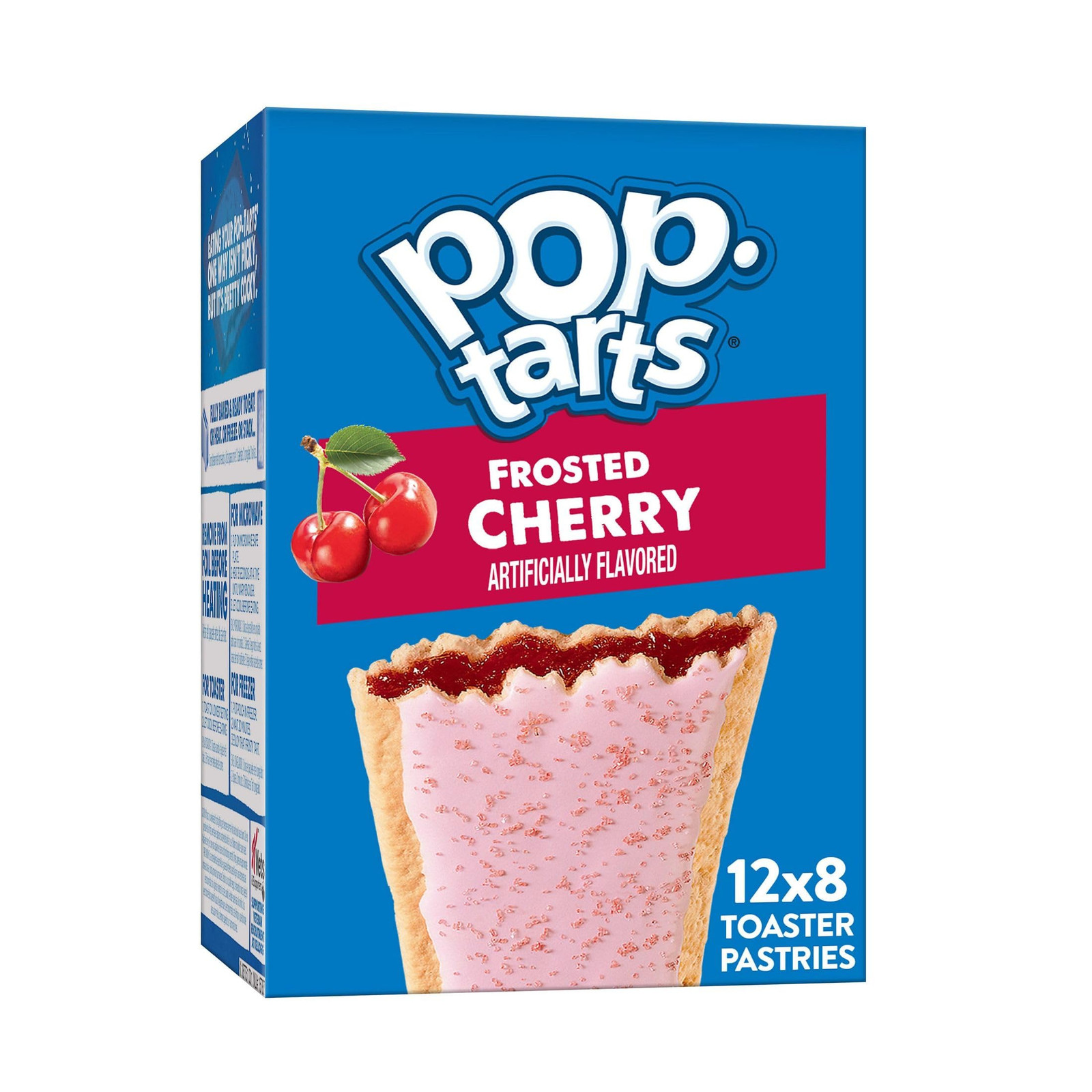 Pop Tarts Frosted Cherry Toaster Pastries Pack of 96 Delicious Snacks Treats