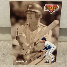 Pinnacle 1992 The Idols Dale Murphy Wally Joyner #284 Phillies Royals MLB