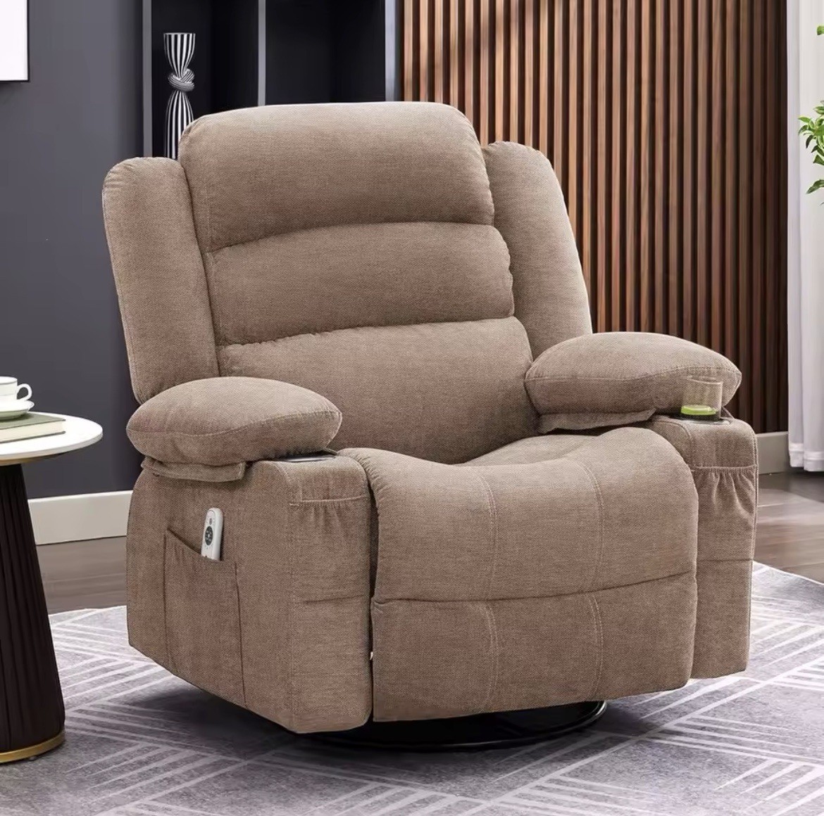 With Heat Massage 360&deg; Nursing Rocker For Adults