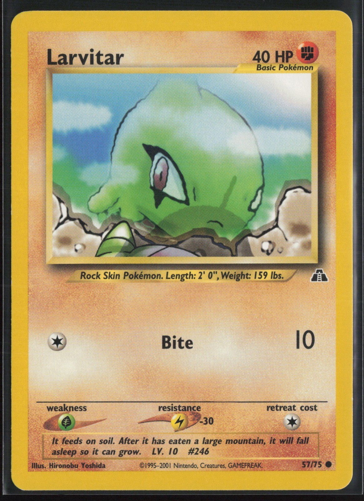 Larvitar 57/75 - Neo Discovery - MP