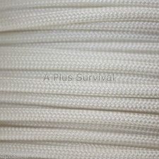 White Paracord 1000 Foot 550 lb 7 Strand Camping Survival Bracelet Rope