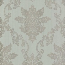 1601-106-04 - Rosemore Damask Striped Duck Egg 1838 Wallpaper