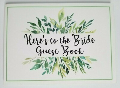 Here's To the Bride Wedding Guest Book NEW Event Bachelorette Party Memories