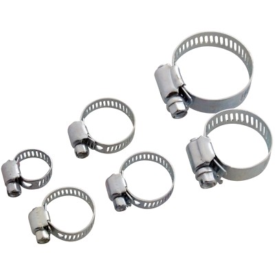 SCHLAUCH ROHRSCHELLEN JUBLIEE CLIPS 6ER PACK SORTIMENT SET (1/2'', 3/4'' & 1'') (Amtech)