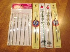Susan Bates 12185 Steelite 6 Piece Crochet Hook Set Size 0, 1, 7, 8, 9, 10