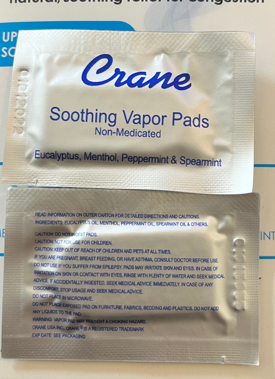 (3 PACK) Crane Vapor Pads, 12 Count EXP 1/2022 eBay