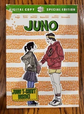 Juno Digital Copy Special Edition Two DVD with T-Shirt Large Brand New Sealed