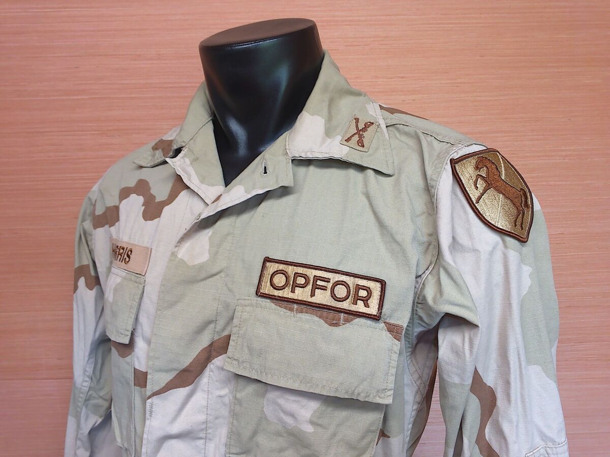 USGI OPFOR 11th Armor Cavalry Desert DCU 3 Color Camo Jacket USGI OPFOR 11th Armor Cavalry Desert DCU 3 Color Camo Jacket