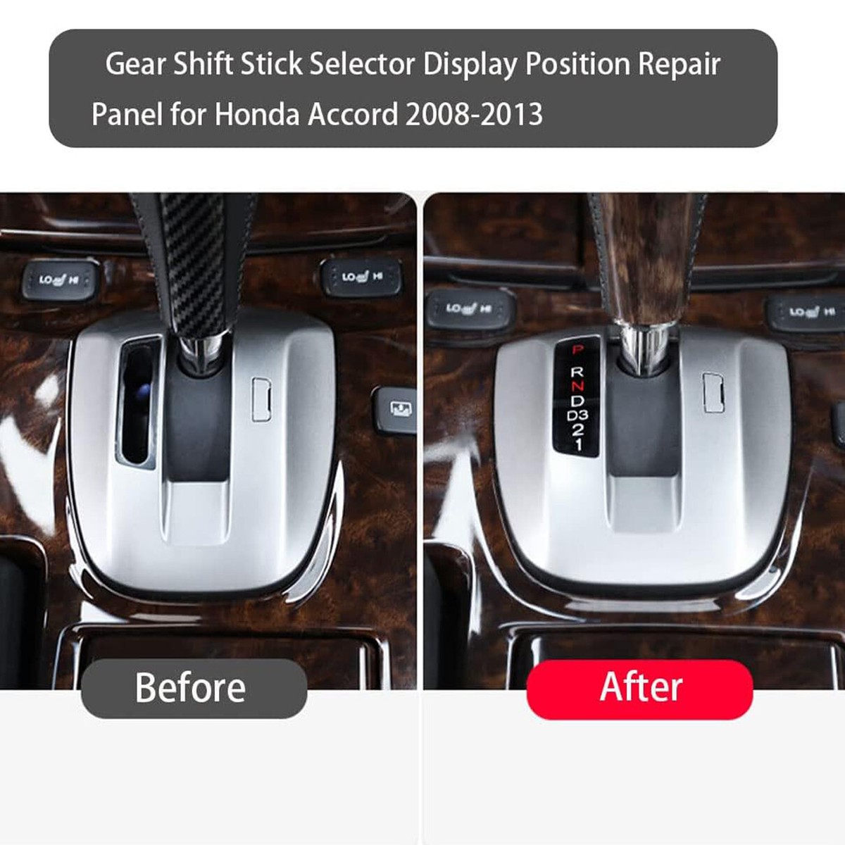 For Honda Accord 2008-13 Gear Shift Stick Selector Display