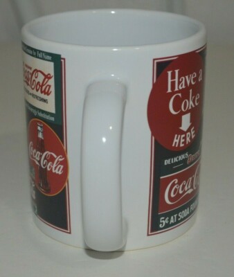 Coca-Cola Shop Refreshed Advertising Coffee Mug 2003 | eBay