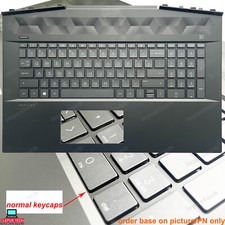 HP 17-CD TPN-C142 backlit US keyboard palmrest normal keycaps