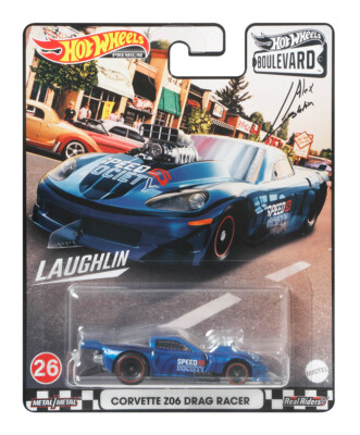 Chevy Corvette Z06 Drag Racer Boulevard Series 2021 1:64 Hot Wheels GRL96 GJT68
