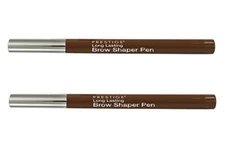 Prestige Cosmetics Long Lasting Brow Shaper Pen, 02 Taupe, 0.03 oz - 2 PACK 