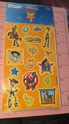 Vintage Sandylion Stickers Toy Story 2 Woody Jessie New in Pack 2 sheets