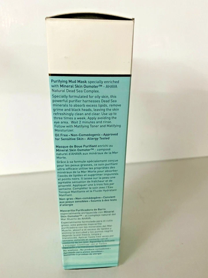 AHAVA Dead Sea Purifying mud mask for OILY skin 4.2 oz - Image 2 of 4