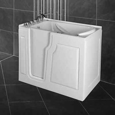 Seniorenbadewanne Siena I 122x71cm Badewanne Sitzbadewanne und Whirlpool
