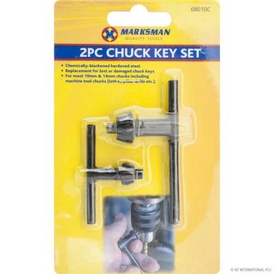 Marksman Chuck Key Drill 13mm 10mm Universal Tool 2 Sizes