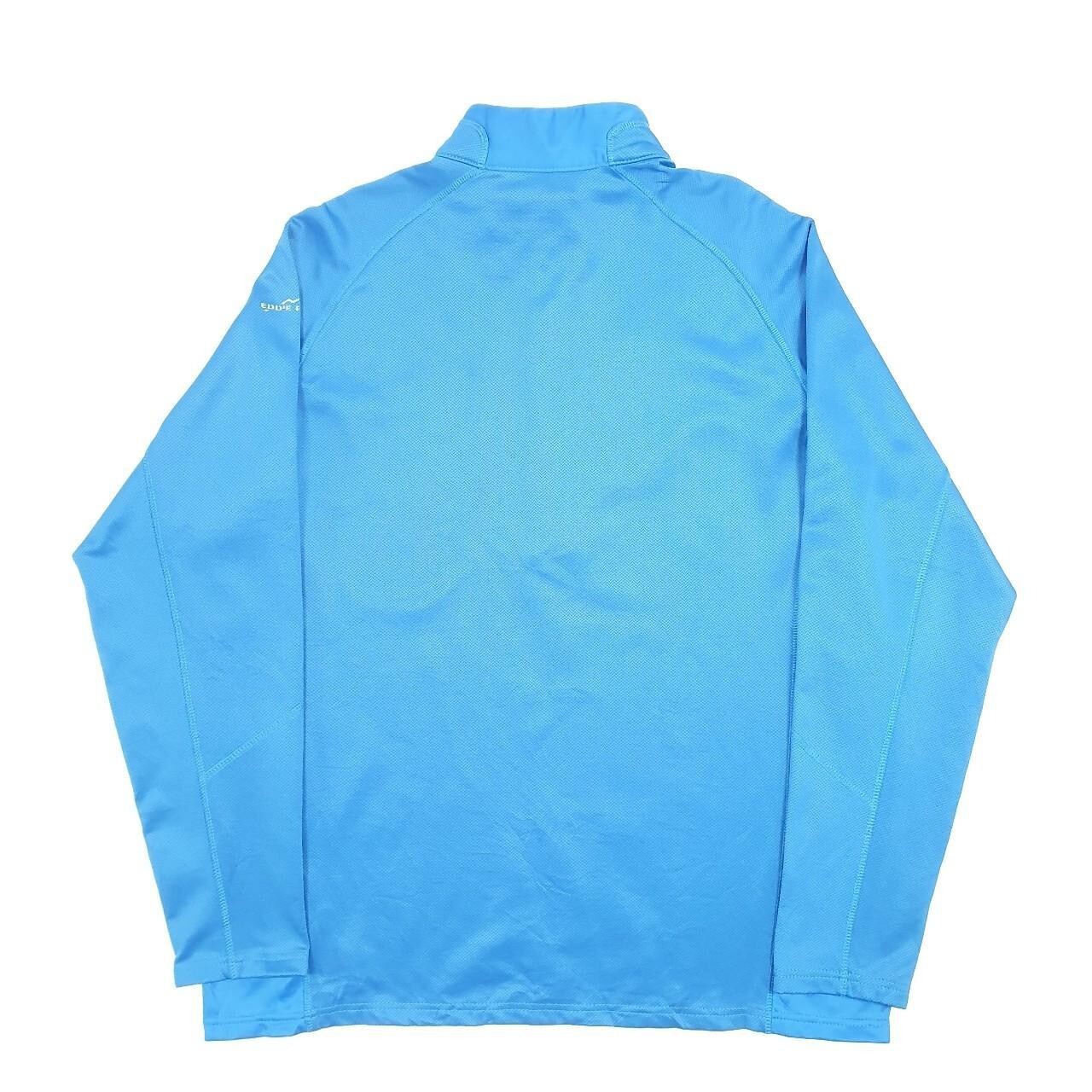 Mens EDDIE BAUER Active Polyester 1/4 Quarter Zip Jumper Sweatshirt L image 3