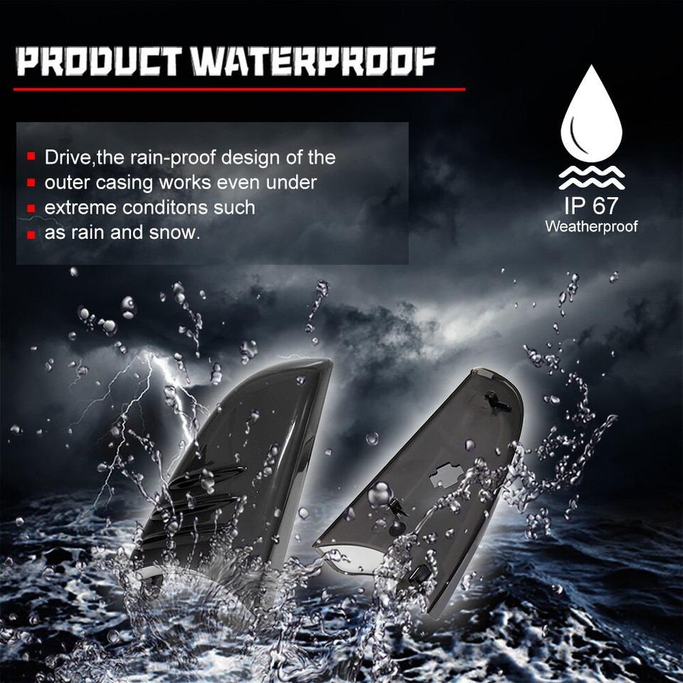 Sell Smoked LED Side View Mirror Turn Signal Light For 2020-2024 Chevrolet Silverado In , For US - Foto 3