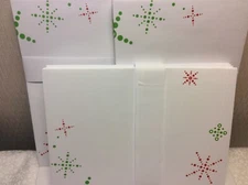 GREETING CARD CHRISTMAS ENVELOPES New LOT 60 DECORATED 8-3/4" by 5" GREAT PRICE