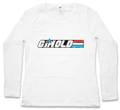 G I'M OLD II Damen Langarm T-Shirt Gi Fun Joe Gründfather Opa Gründpa Gift G.I.