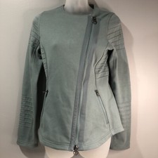 Athleta Womens Long Sleeve Asymmetric Zip Moto Jacket XS