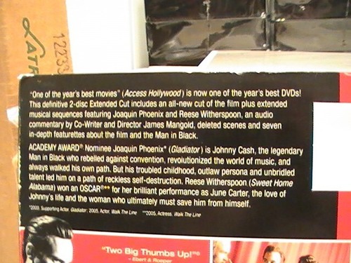 Walk the Line 2 DVD 2007 Extended Cut Slip Joaquin Phoenix Johnny Cash Man Black - Picture 8 of 21