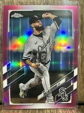 Dallas Keuchel 2021 Topps Chrome #91 Pink Refractor Chicago White Sox