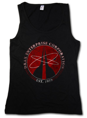 DRAX ENTERPRISE CORPORATION I DAMEN TANK TOP James Spy  Company Industries Bond