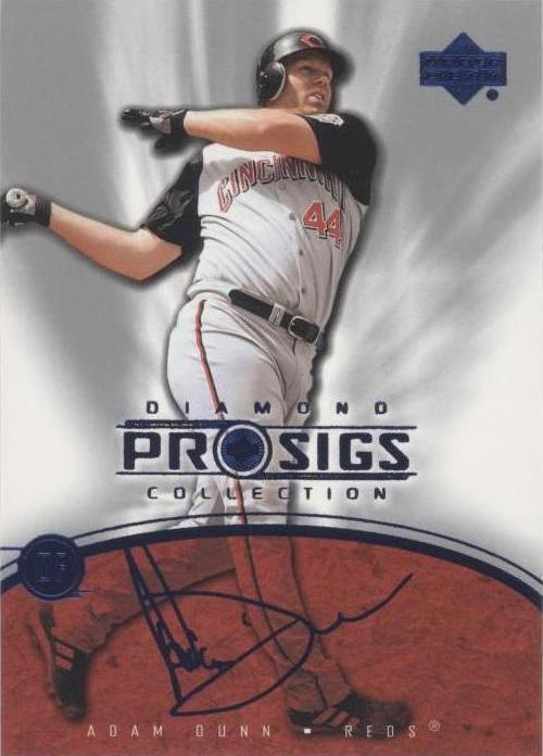 2004 Upper Deck Diamond Collection Pro Sigs - Adam Dunn #65 - 1 of 1