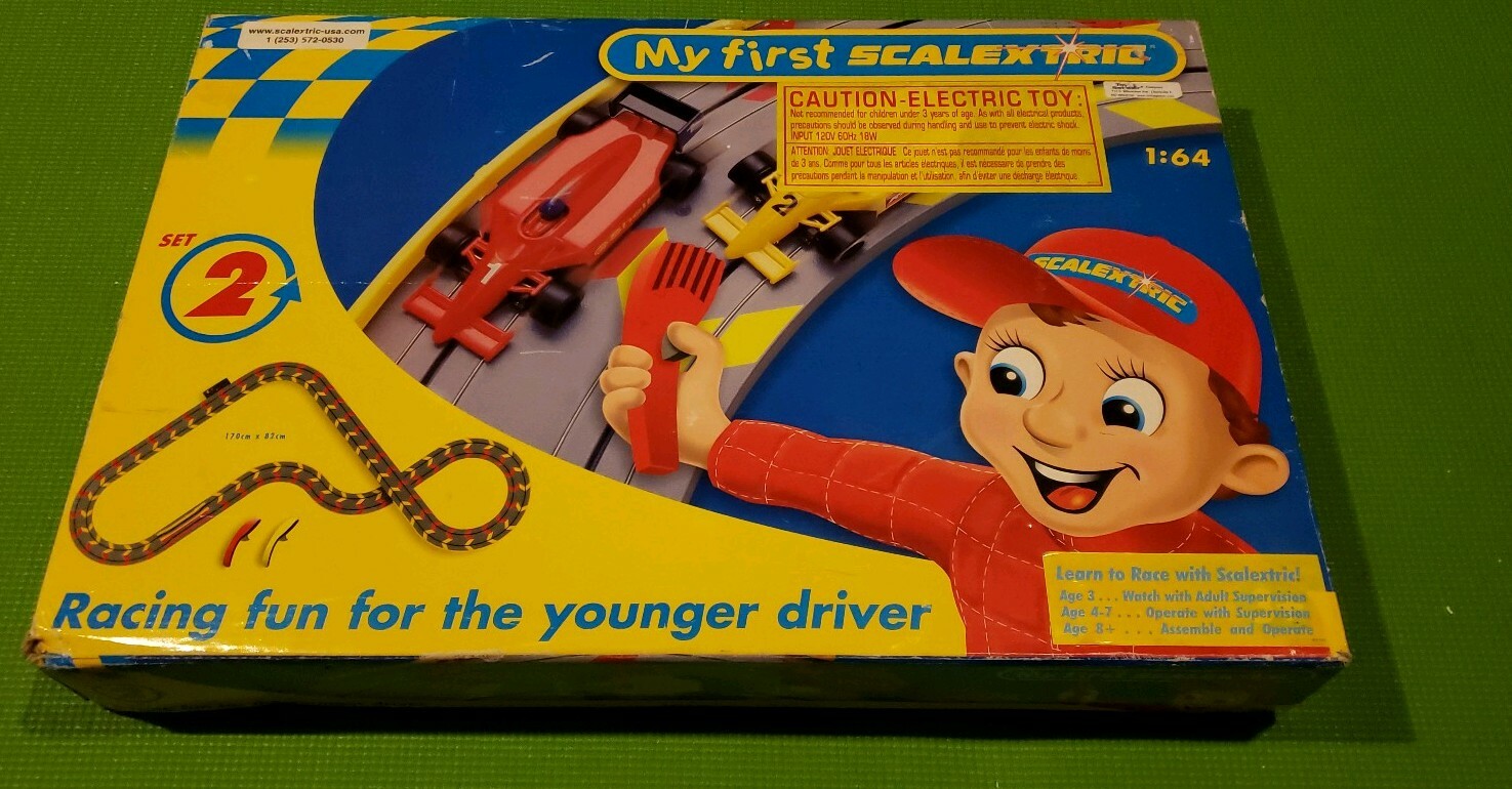 my first scalextric set