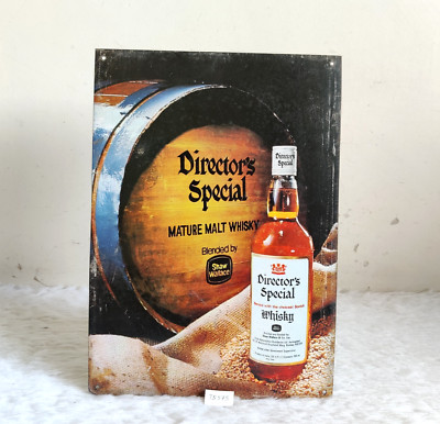 Vintage Directors Special Whisky Werbe Dose Zeichen Retro BAR Dekoration TS575