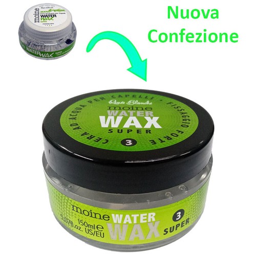 6pz Renee Blanche WATER WAX MOINE Cera ad acqua per capelli 150ml NUOVA - Foto 2 di 2