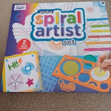 Stencil And Spiral Artist Set 6+. New & Unopened. Design Amazing Spiral Swirls