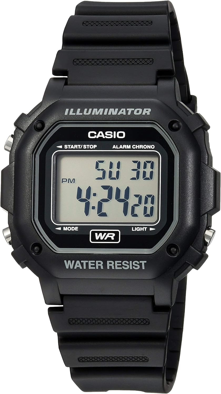 F108WH Series | Men'S Digital Watch | Illuminator | Water Resistant | LED Light