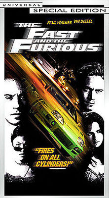 The Fast and the Furious (VHS, 2002, Special Edition Contains